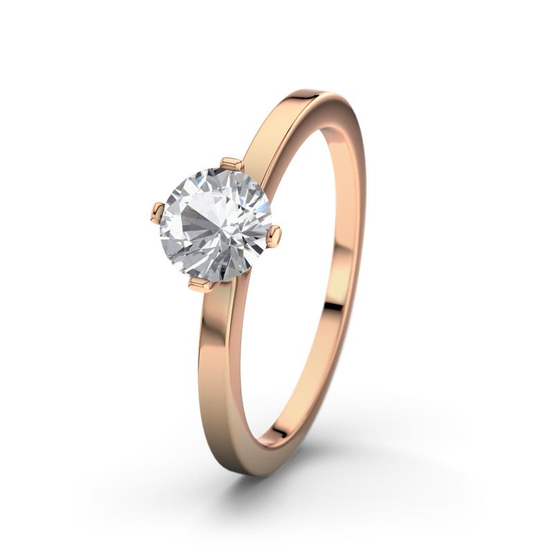 Tallinn Zirkonia Rotgoldring Tallinn (Rotgold 585) Ring