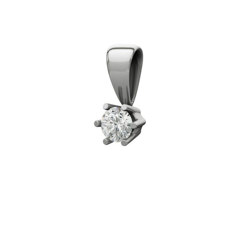 Diamanthalskette Granada, Sterlingsilber 925, von vorn
