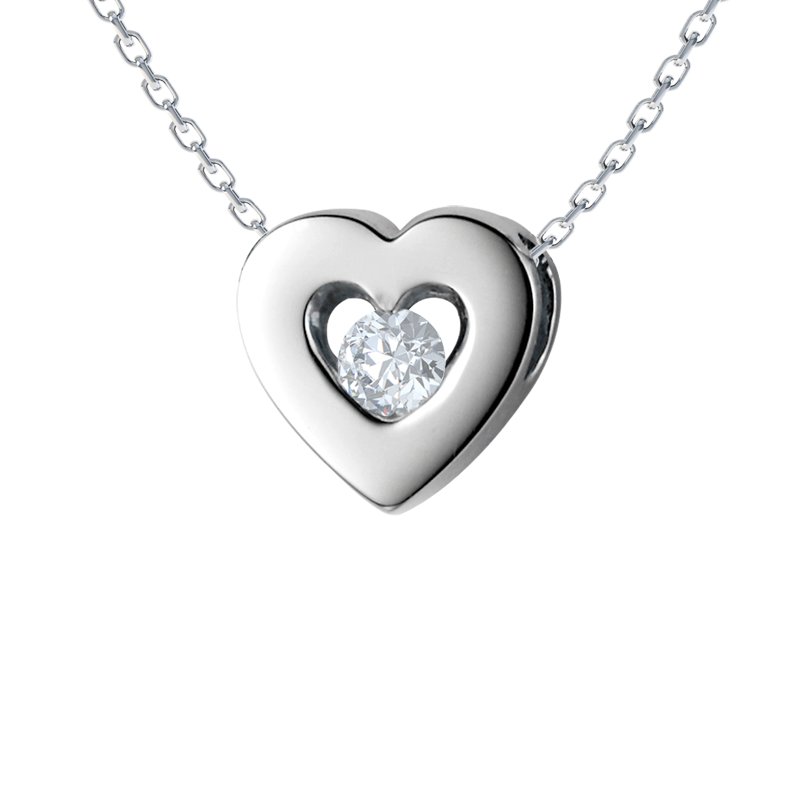 Diamanthalskette Strandveld, Sterlingsilber 925, von vorn