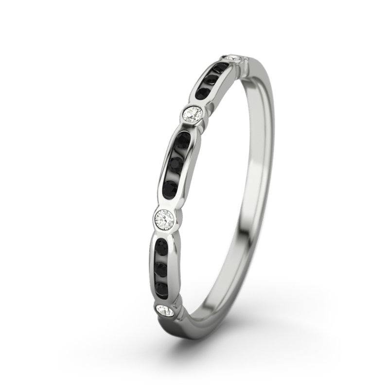 Diamantring Mathilda, Platinum 950, von vorn