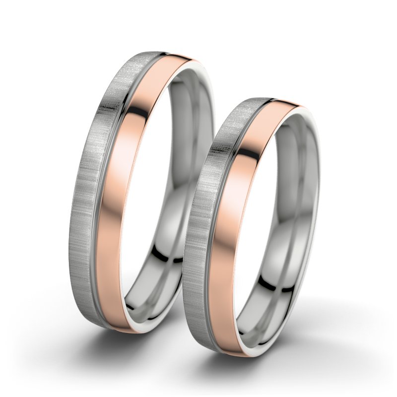 Kein Stein Platinum quermattring Catherine F4, Platinum 600 quermatt, von vorn