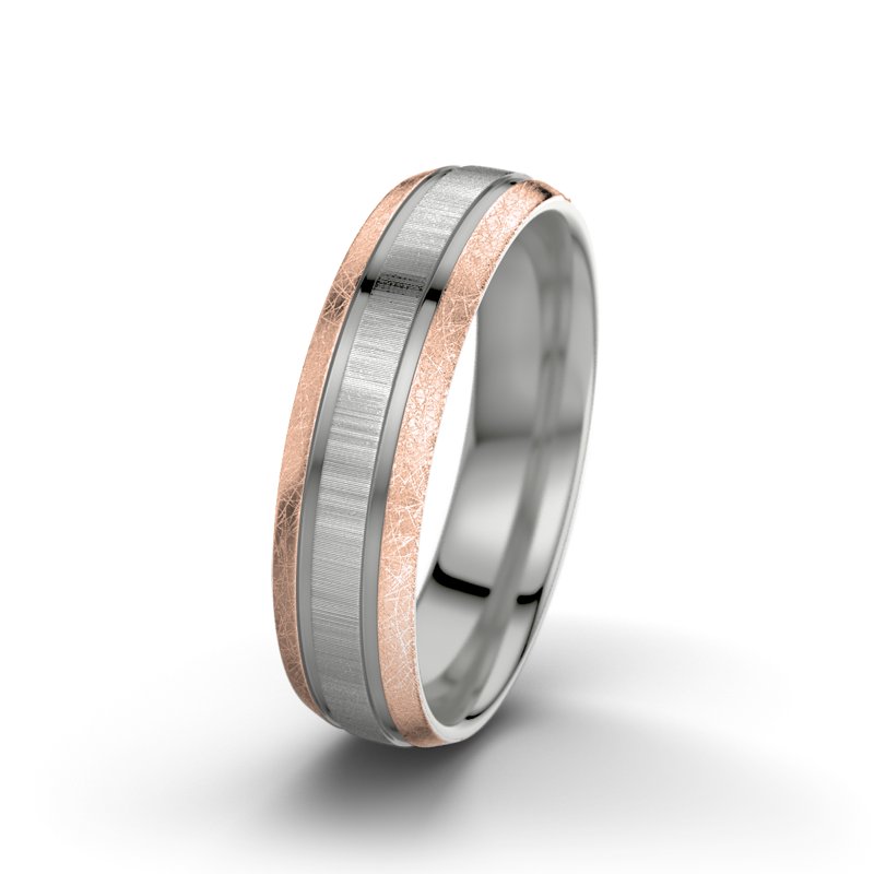 Kein Stein Platinum quermattring Hera F5, Platinum 600 quermatt, von vorn