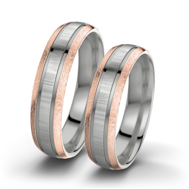 Kein Stein Platinum quermattring Hera F5, Platinum 600 quermatt, von vorn