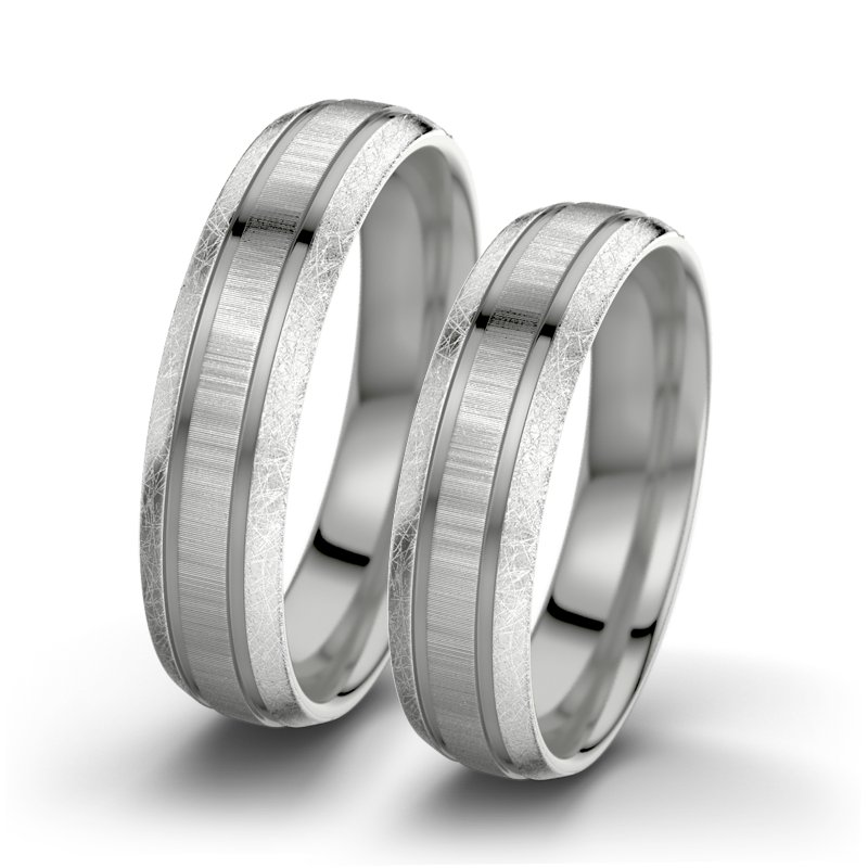 Kein Stein Platinum quermattring Hera F5, Platinum 600 quermatt, von vorn