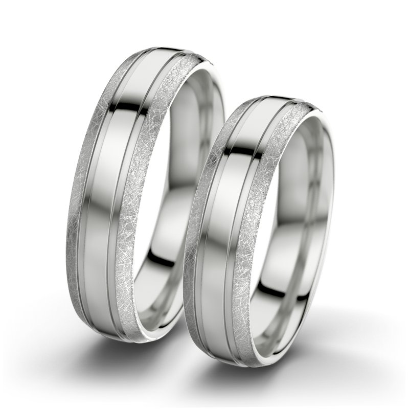 Kein Stein Sterlingsilber poliertring Hera F5, Sterlingsilber 925 poliert, von vorn