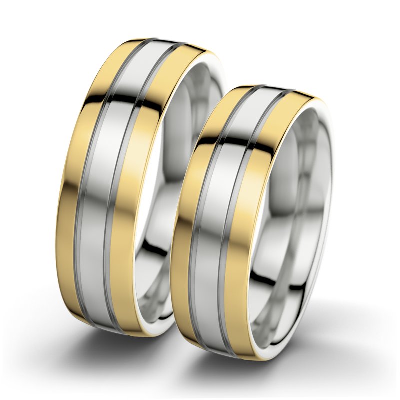 Kein Stein Sterlingsilber poliertring Hera F6, Sterlingsilber 925 poliert, von vorn