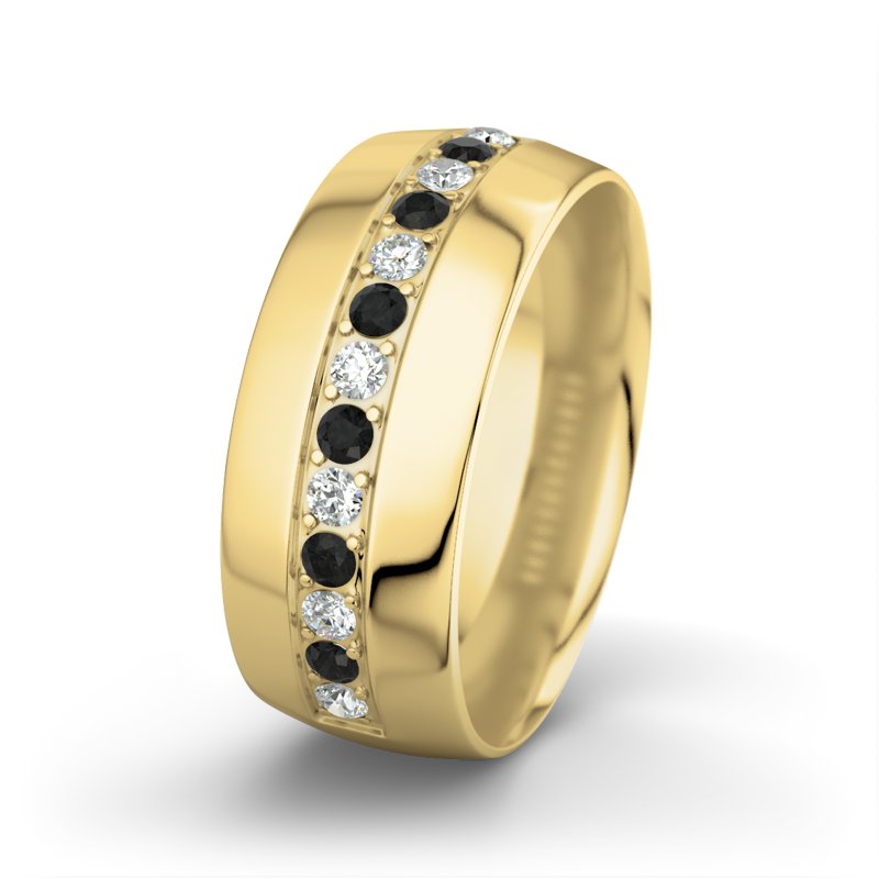 Diamantring Jamie, Gelbgold 585, von vorn