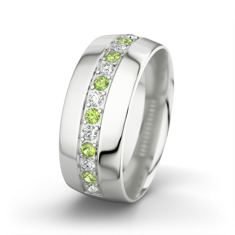 Diamantring Jamie, Sterlingsilber 925, von vorn