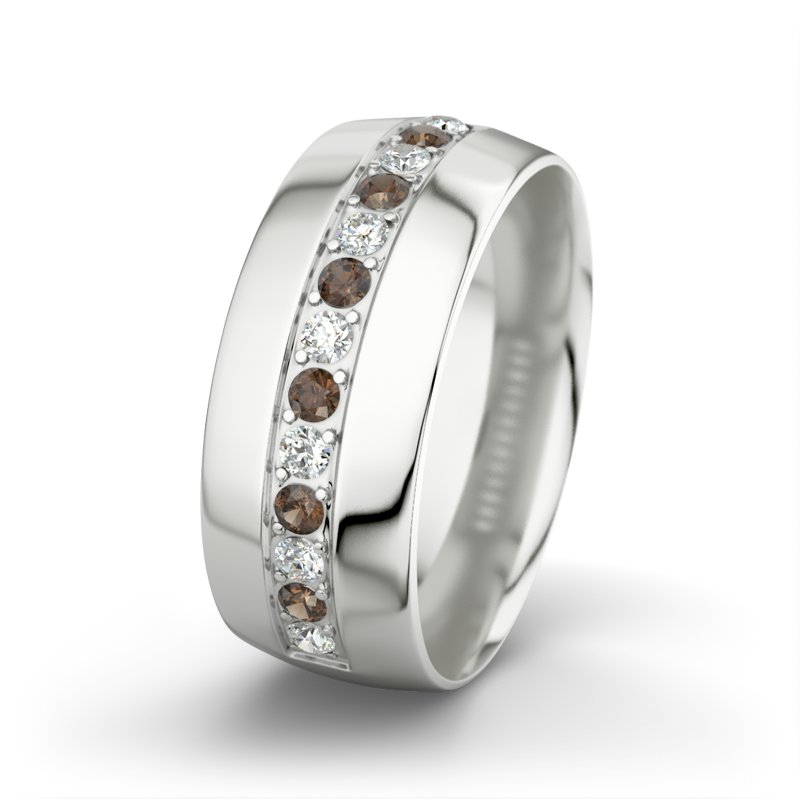 Diamantring Jamie, Sterlingsilber 925, von vorn