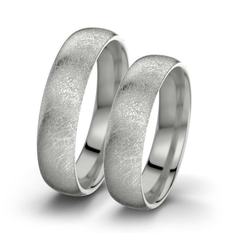 Kein Stein Palladium eismattring Mary F5, Palladium 950 eismatt, von vorn