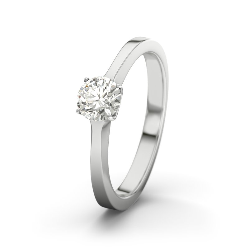 Diamantring Minsk, Sterlingsilber 925, von vorn