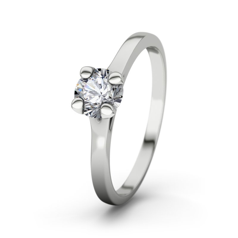 Zirkonia Sterlingsilberring Westminster, Sterlingsilber 925, von vorn